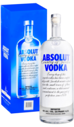Absolut Vodka 40% 4,5L (kartón)