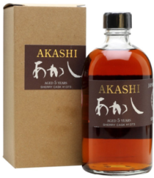 Akashi 5YO Sherry Cask 50% 0.5L (kartón)