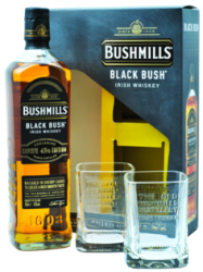 Bushmills Black Bush Caviste Edition 43% 0.7L (darčekové balenie s 2 pohármi)