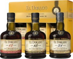 El Dorado Collection 12YO,15YO,21YO 42 % 3X0.35L (set)