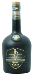 Karpatské Brandy Špeciál Chardonnay 42% 0.7L (čistá fľaša)