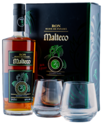 Malteco 15YO Reserva Maya 40% 0.7L (darčekové balenie s 2 pohármi)