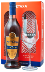 Metaxa 7* 40% 0.7L (darčekové balenie s 1 pohárom)