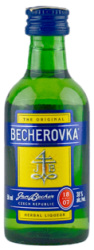 Mini Becherovka 38% 0,05l (holá fľaša)