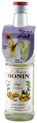 Monin Ginger 0.25L (čistá fľaša)