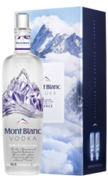 Mont Blanc 40% 1.0L (darčekové balenie s 2 pohármi)