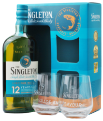 The Singleton 12YO 40% 0.7L (darčekové balenie s 2 pohármi)