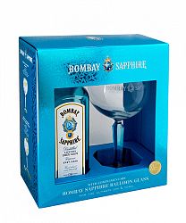 Bombay Sapphire Gin + 1 pohár 0,7l (40%)