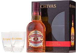 Chivas Regal 12y + 2 poháre 40% 0,7l