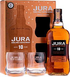Isle of Jura Origin 10 Ročná Special Edition s 2 pohármi 40% 0,7l