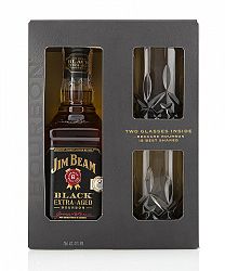 Jim Beam Black 0,7L (43%) + 2 poháre