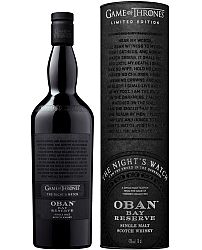 Night's Watch & Oban Bay Reserve - Game of Thrones Single Malts Collection 43% 0,7l